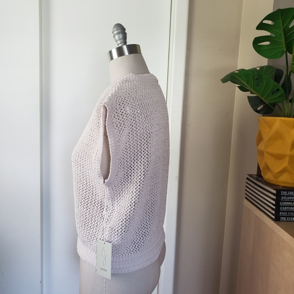 Joie Oatmeal Sparkle Sweater Size Large NEW! - Picture 7 of 13